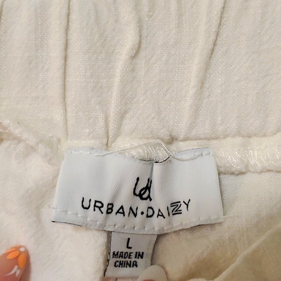 Tube top and shorts with pockets, linen material - Picture 5 of 5